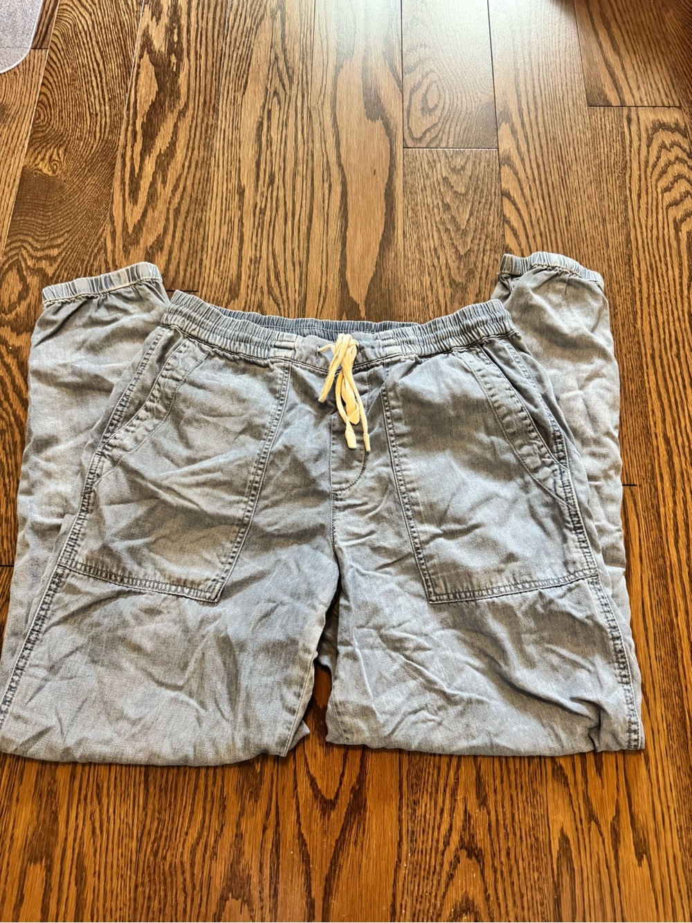Women's Casual Drawstring Lounge Pants - Light Blue